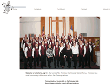 Tablet Screenshot of fcmchorus.org